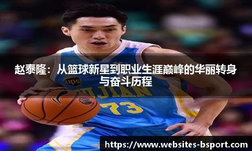 赵泰隆：从篮球新星到职业生涯巅峰的华丽转身与奋斗历程