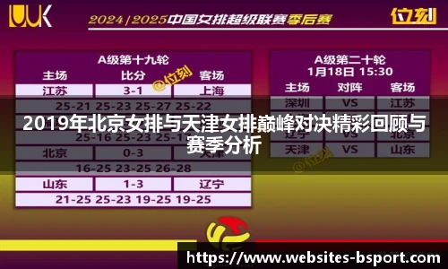 2019年北京女排与天津女排巅峰对决精彩回顾与赛季分析